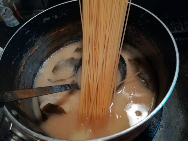 残り物の味噌汁のレシピ